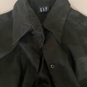 GAP Black Linen Shirt